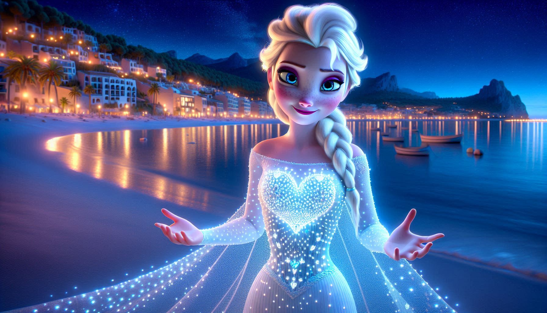 Elsa on Mallorca beach